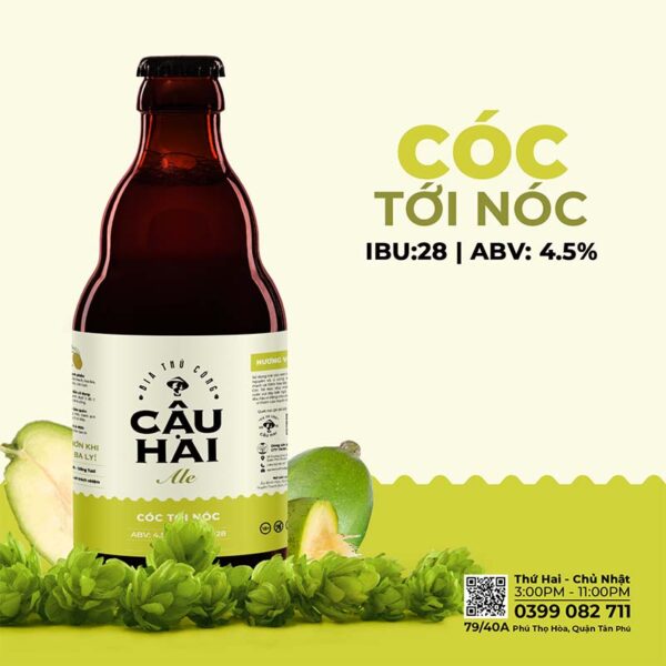 bia thủ công cậu hai bia cóc
