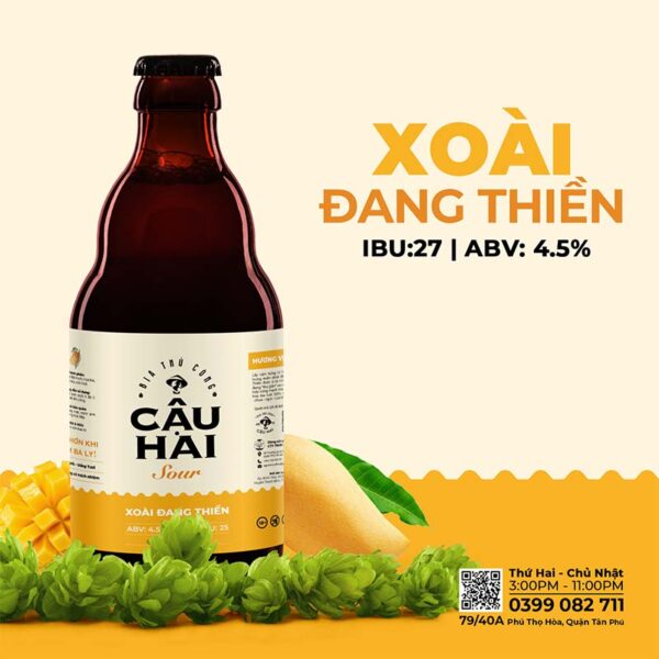 bia thủ công cậu hai bia xoài